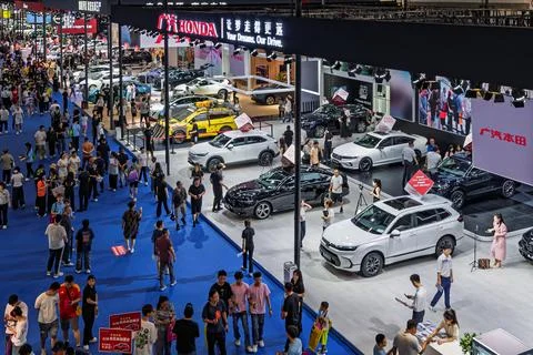GAC Group Makes its Debut at the 23rd China Changchun Auto Expo 스톡 사진