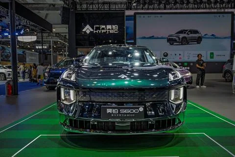 GAC HYPTEC Makes its Debut at the 23rd Changchun Auto Expo Fotos Stock