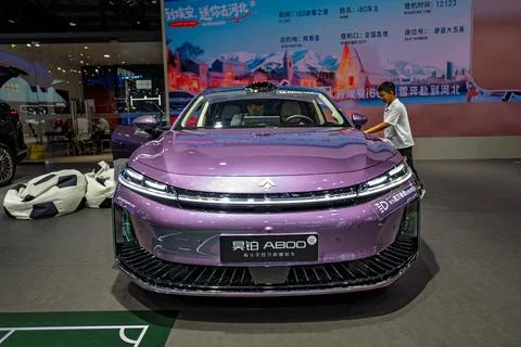 GAC HYPTEC Makes its Debut at the 23rd Changchun Auto Expo Fotos Stock
