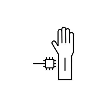 Gadget, arm icon. Element of gadget icon Stock Illustration