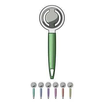 Gadget egg separator tool cartoon vector graphic Stock Illustration