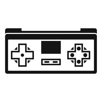 Gadget game controller icon, simple style Stock Illustration