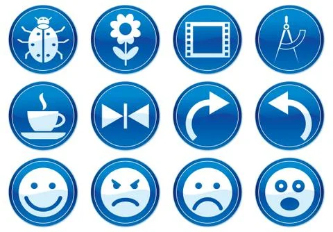 Gadget icons set. Stock Illustration
