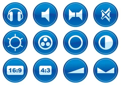 Gadget icons set. Stock Illustration