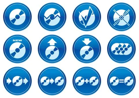 Gadget icons set. Stock Illustration