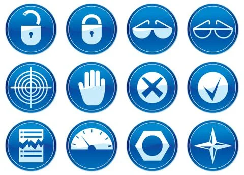 Gadget icons set. Stock Illustration