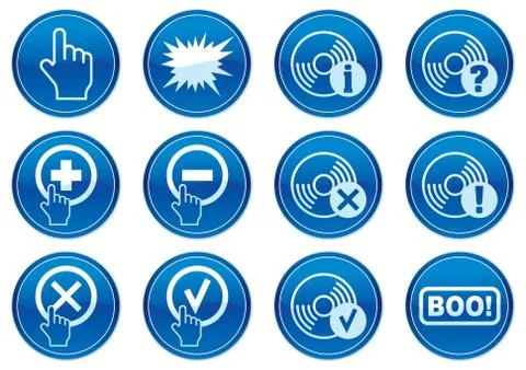 Gadget icons set. Stock Illustration