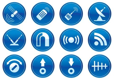 Gadget icons set. Stock Illustration