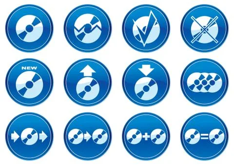 Gadget icons set. Stock Illustration