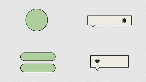 Gadget Interface Icons And Buttons Motion Graphics Stock Footage 280370632