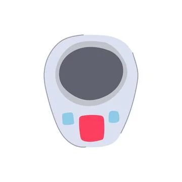 Gadget shower timer cartoon vector illustration Illustrazione stock