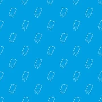 Gadget in water pattern vector seamless blue 库存插图