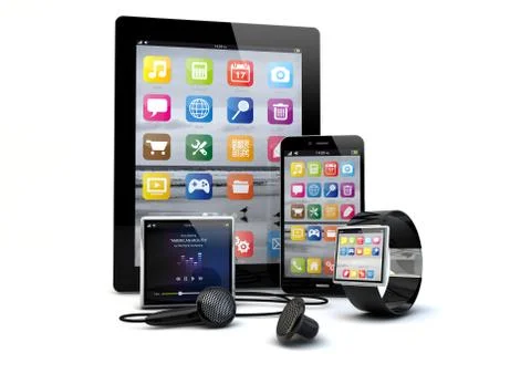 Gadgets Illustrazione stock