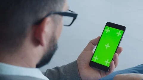 Gadgets: social networks, e-mail, business online. Green screen Stock Footage 91285688