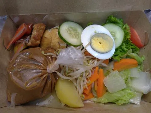 Gado-gado Foto stock