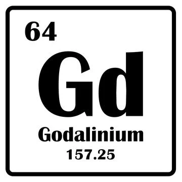Gadolinium Element icon Stock Illustration