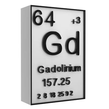 Gadolinium,Phosphorus on the periodic table of the elements on white blackg.. イラスト素材