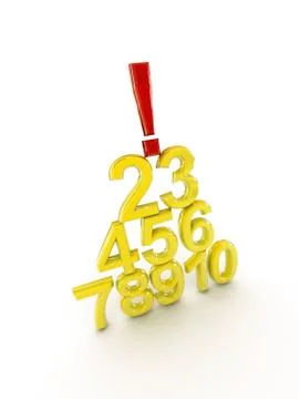 Gained attention.3d render image. Stock Illustration