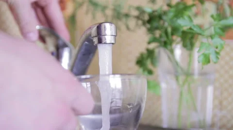 Gaining a cup of water Video stock 48488447