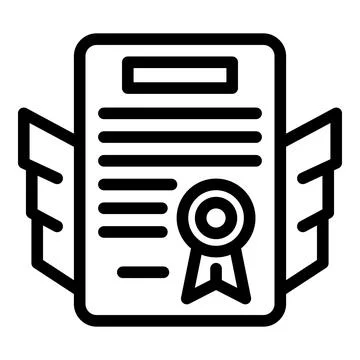 Gaining new ability icon outline vector. Learning competence Stock Illustration