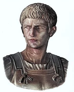 Gaius Caesar Augustus Germanicus 31 August 12 24 January 41 known as Caligula 库存插图