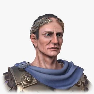 Gaius Julius Caesar 3D Model