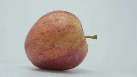 Gala Apple. One apple that’s  rotations. Stock Footage 119050697