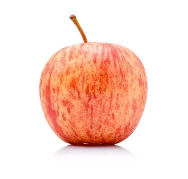 Gala apples isolate on white background Foto stock