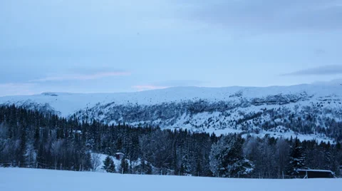 Gålå Dusk Stock Footage 37449093