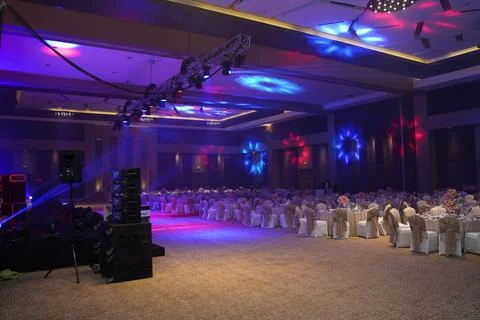 Gala night ambiance lighting Stock Photos