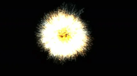 Galactic 4K Explosion with Alpha Channel Stock Footage 40670145