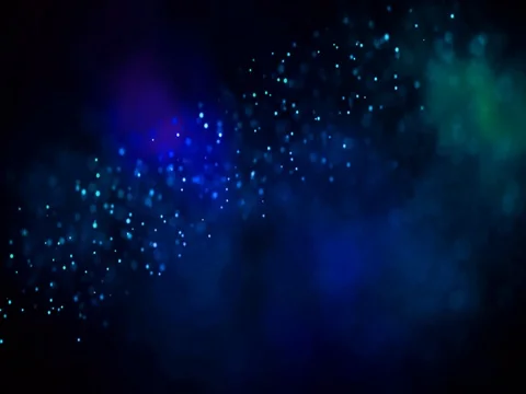 Galactic Blue Bokehs Stock Footage 73617785
