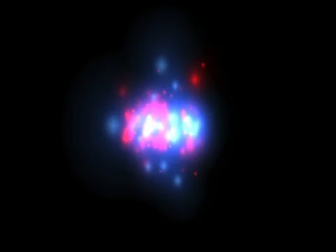 Galactic explosion Stock Footage 75988798