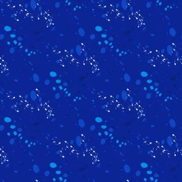 Galactic flow seamless pattern Illustrazione stock