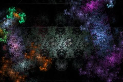 Galactic Jigsaw Stock Illustration