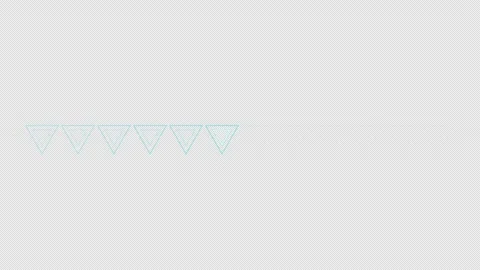 Galactic Predictive HUD Chevron Loading Bar: Data Matrix : 4K Alpha Stock Footage 332942346