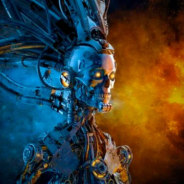 Galactic reaper duality Illustrazione stock