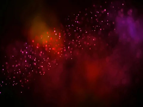 Galactic Red Bokehs Stock Footage 73617844