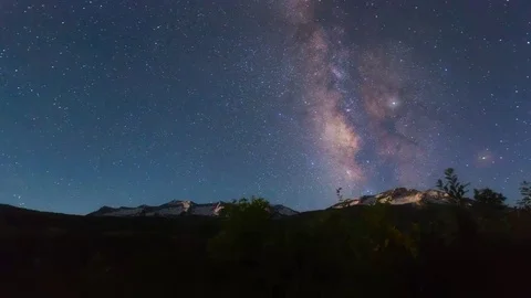 Galactic rotation Stock Footage 121172287