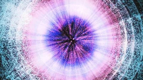 Galactic Supernova Explosion Abstract Purple Energy. Illustrazione stock