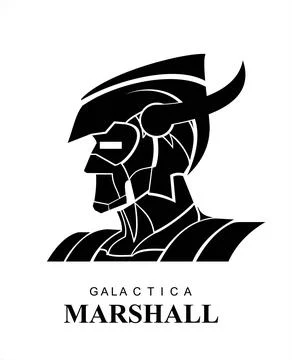 Galactica Marshall Stock Illustration