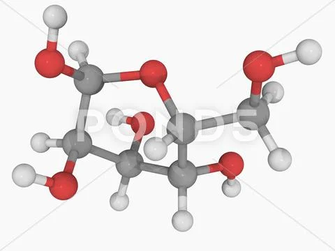 Galactose molecule Stock Illustration