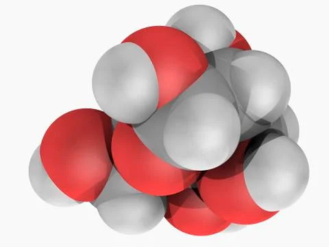 Galactose molecule Stock Illustration