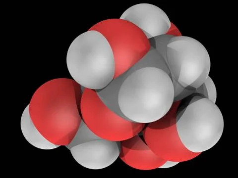 Galactose molecule Stock Illustration