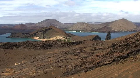 Galapagos Montain 2 (FULL HD 1080) Stock Footage 1068367