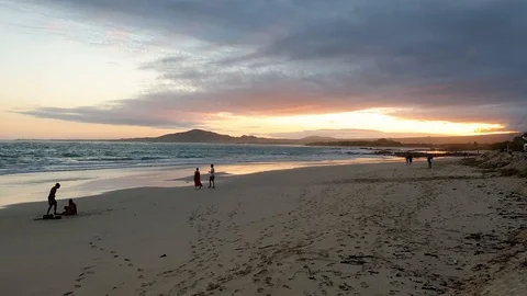 Galapagos sunset Stock Footage 115713115