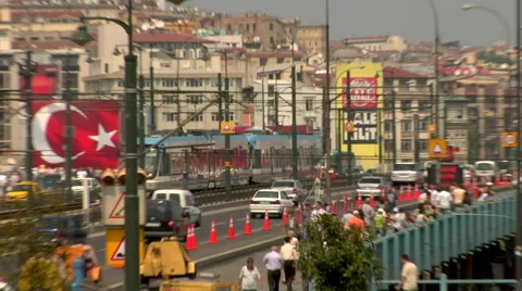 Galata Bridge Stock Footage 48237142