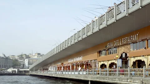 Galata bridge Stock Footage 63224170