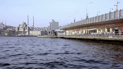 Galata bridge Stock Footage 63224197