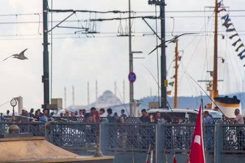 Galata Bridge Stock Photos
